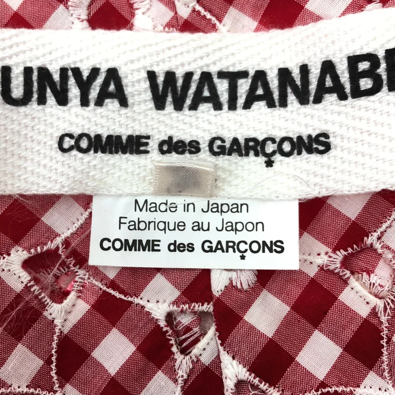 JUNYA WATANABE COMME des GARCONS / ジュンヤワタナベ | 2009SS | チェック 変形 エンブロイダリー ジャケット | XS | レディース