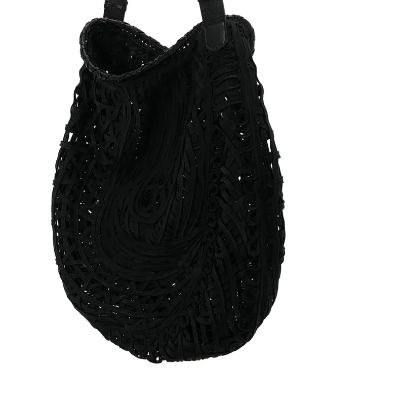 Mame Kurogouchi / マメクロゴウチ | Cord Embroidery Hanakago Tote bag ショルダーバッグ |