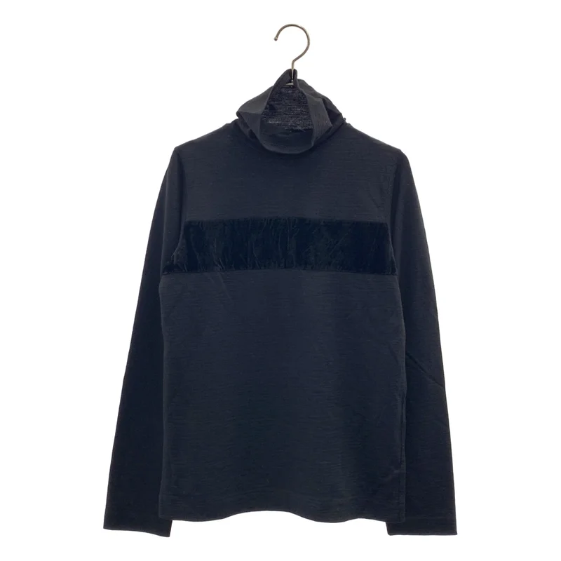 tricot COMME des GARCONS / トリココムデギャルソン | 1999AW | ウール ベロア 切替 ハイネック ニット |