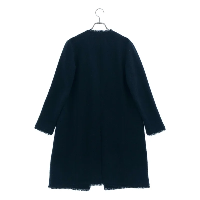 theory / セオリー | BASKET TWEED CREWNECK COAT / コットン バスケットツイードコート | P | レディース