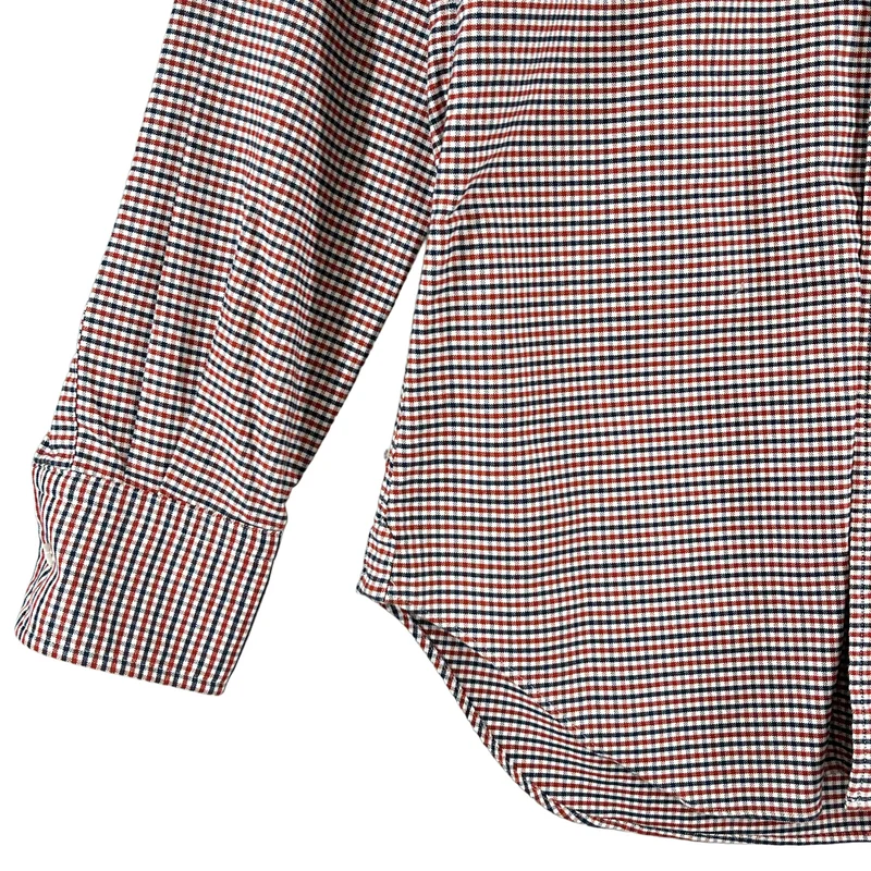 THOM BROWNE / トムブラウン | トリコロール チェック ボタンダウンシャツ | 1 | メンズ