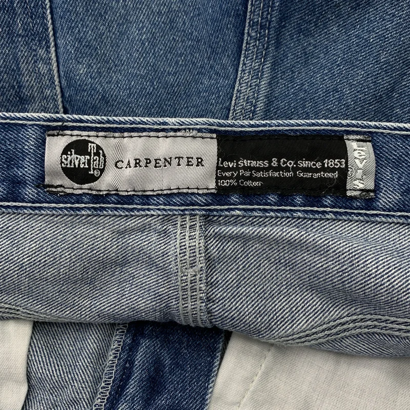 Levi's / リーバイス | SILVER TAB CARPENTER SANTA ROSA CARPENTER / シルバータブ ワイド デニムパンツ | 34 | メンズ