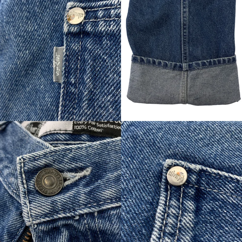 Levi's / リーバイス | SILVER TAB CARPENTER SANTA ROSA CARPENTER / シルバータブ ワイド デニムパンツ | 34 | メンズ