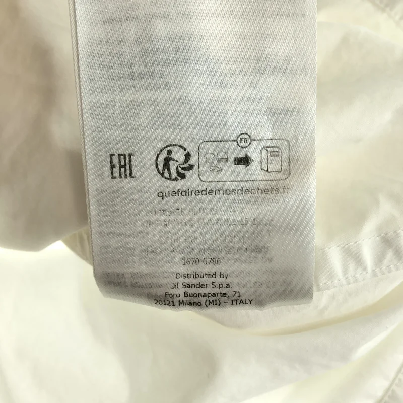 JIL SANDER / ジルサンダー | 2024SS | スタンドカラー シャツ ジャケット_半袖 | 34 | レディース