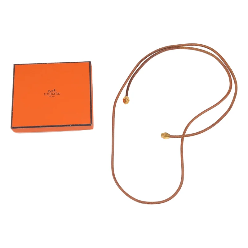 HERMES / エルメス | ラニール レザーネックレス |