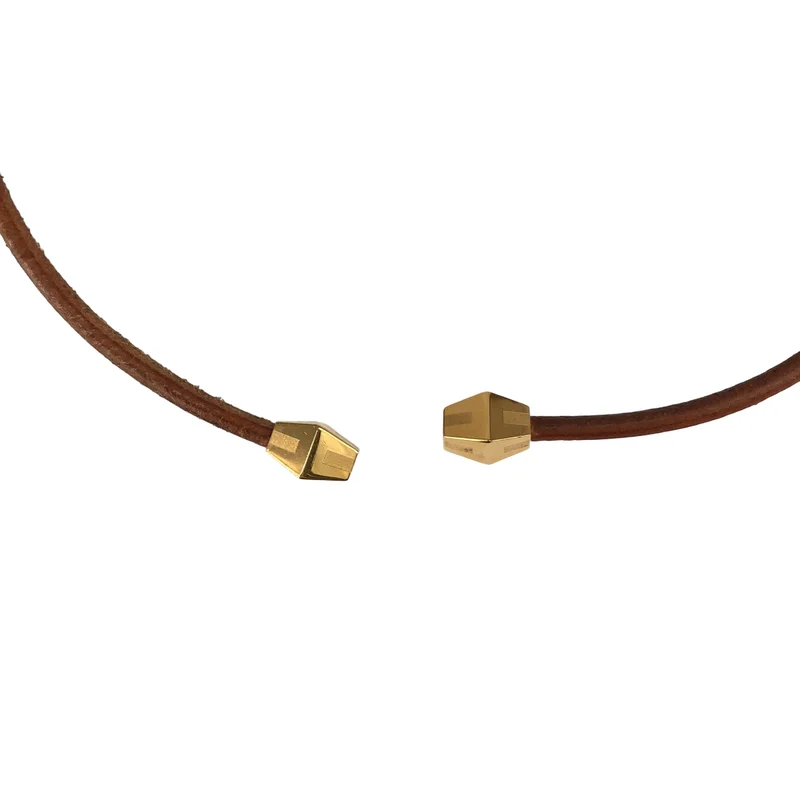 HERMES / エルメス | ラニール レザーネックレス |