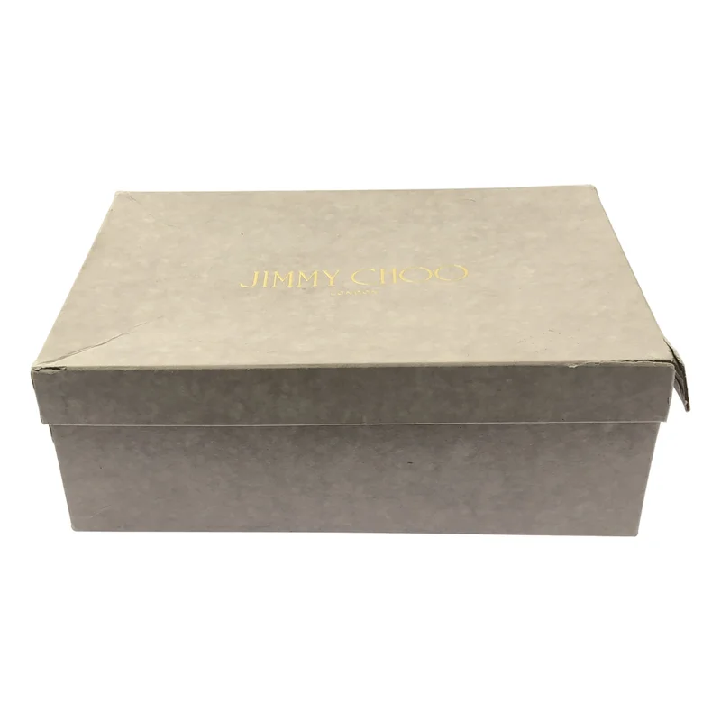 JIMMY CHOO / ジミーチュウ | レザー ポインテッドトゥ フラットシューズ | 39 | レディース