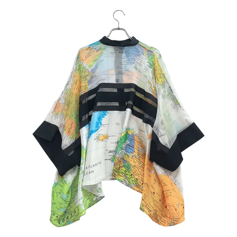 sacai / サカイ | マッププリントスウィングブラウス |