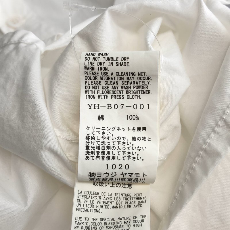 Y's / ワイズヨウジヤマモト | 2019SS | バックジップ アシンメトリー シャツ | 2 | レディース