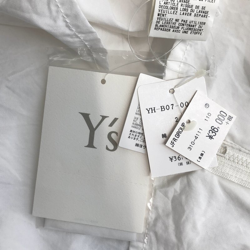 Y's / ワイズヨウジヤマモト | 2019SS | バックジップ アシンメトリー シャツ | 2 | レディース