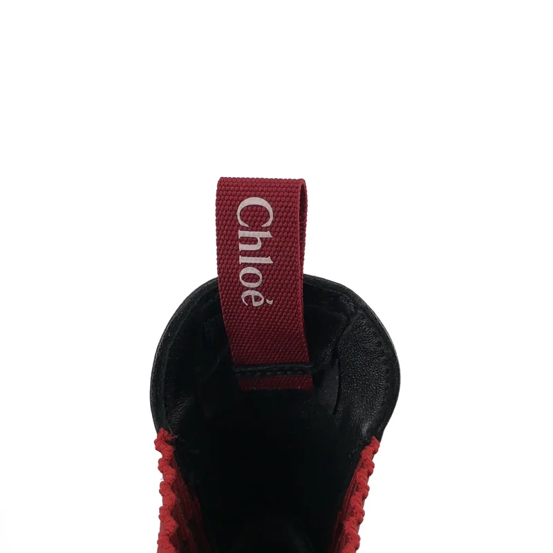 Chloe / クロエ | レザー サイドゴア ブーツ | 37.5 | レディース