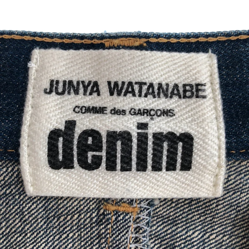 JUNYA WATANABE COMME des GARCONS denim / ジュンヤワタナベコムデギャルソンデニム | 2015SS | パッチワーク フレアデニムスカート | S | レディース