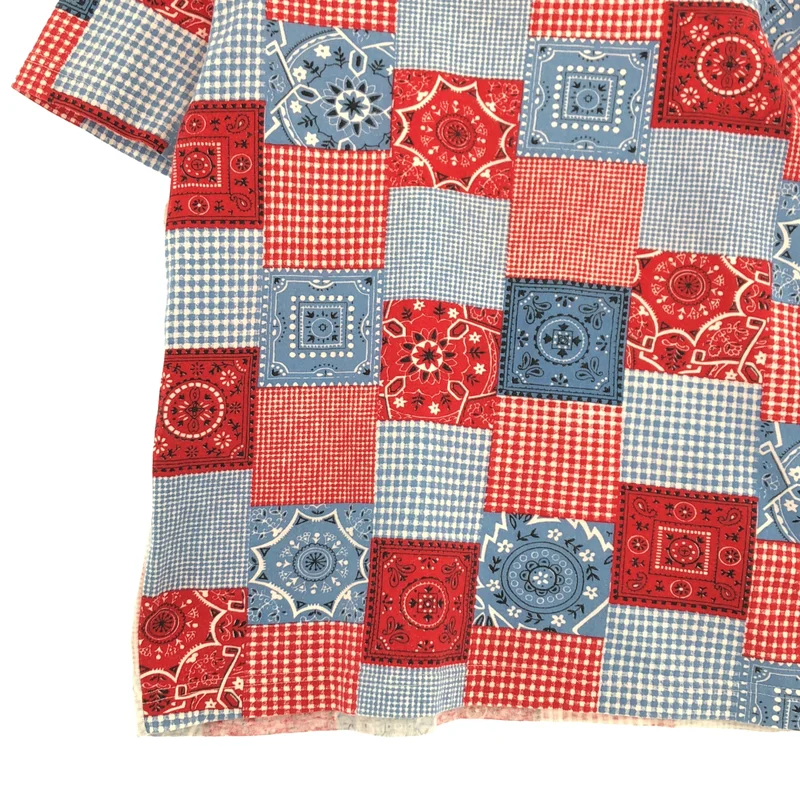 JUNYA WATANABE MAN PINK / ジュンヤワタナベマンピンク | 2003AW | パッチワーク プリント Tシャツ |