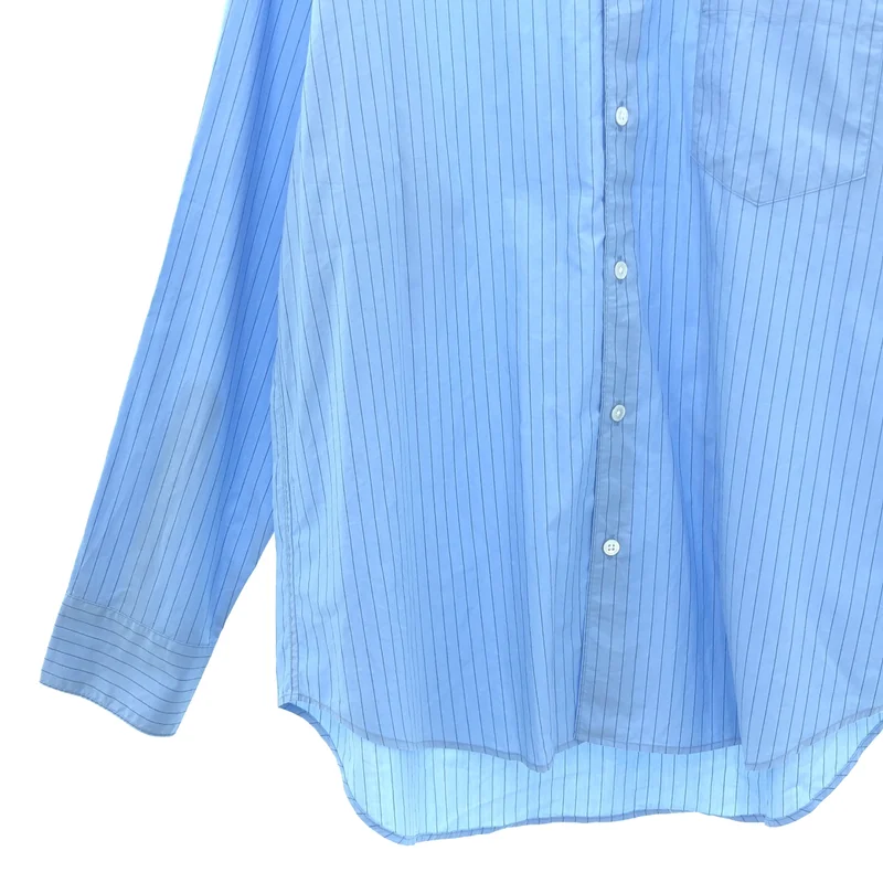 marka / マーカ | 2026SS | Organic Cotton Stripe Regular Collar Shirt / オーガニックコットンストライプレギュラーカラーシャツ | M | メンズ