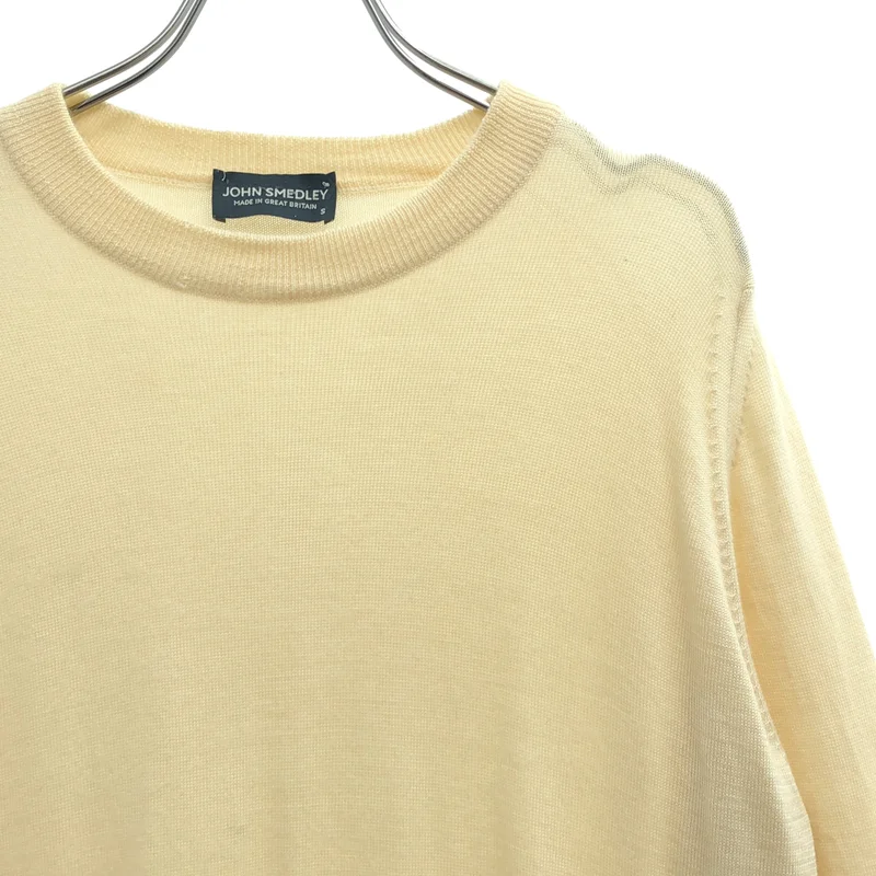 JOHN SMEDLEY / ジョンスメドレー | ウール クルーネックニット | S | メンズ