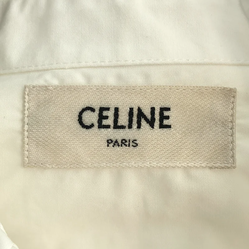 CELINE / セリーヌ | 2020AW | コットン レースフリル シャツ |