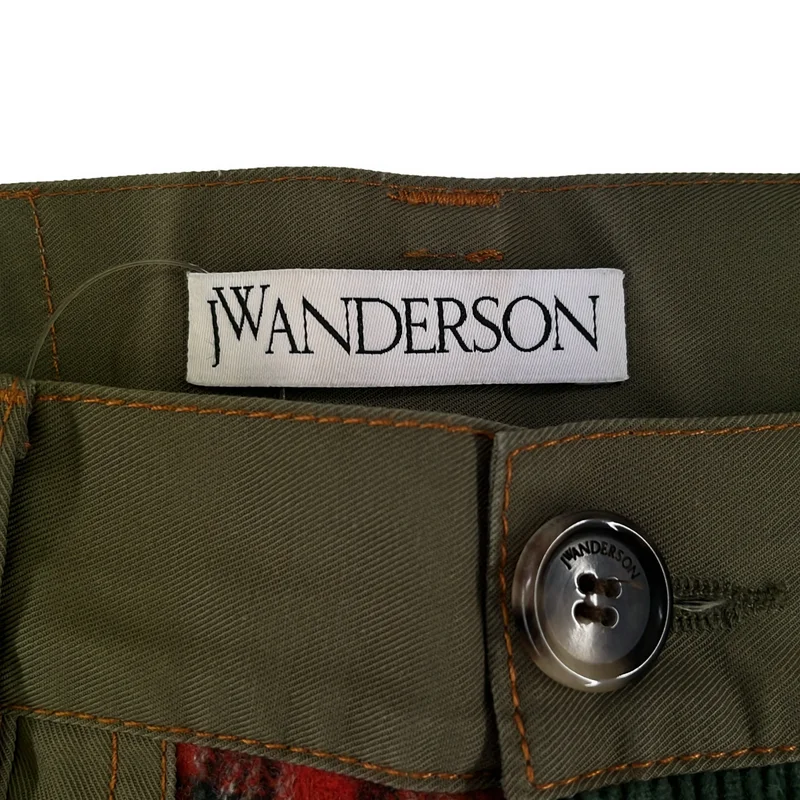 JW Anderson / ジェイダブルアンダーソン | コーデュロイ パッチワーク ファティーグパンツ | 46 | メンズ