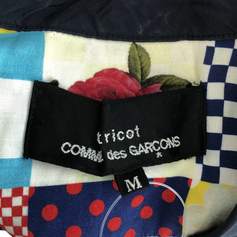tricot COMME des GARCONS / トリココムデギャルソン | 2006SS | レーヨン 総柄 オーバーシルエット 丸襟 シャツ ブラウス | M | レディース