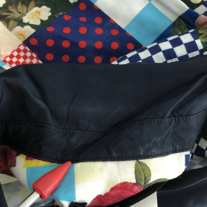 tricot COMME des GARCONS / トリココムデギャルソン | 2006SS | レーヨン 総柄 オーバーシルエット 丸襟 シャツ ブラウス | M | レディース
