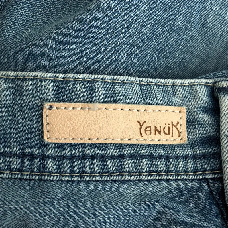 YANUK / ヤヌーク | Really Light ルーズストレート"JOAN" デニム パンツ | 26 | レディース