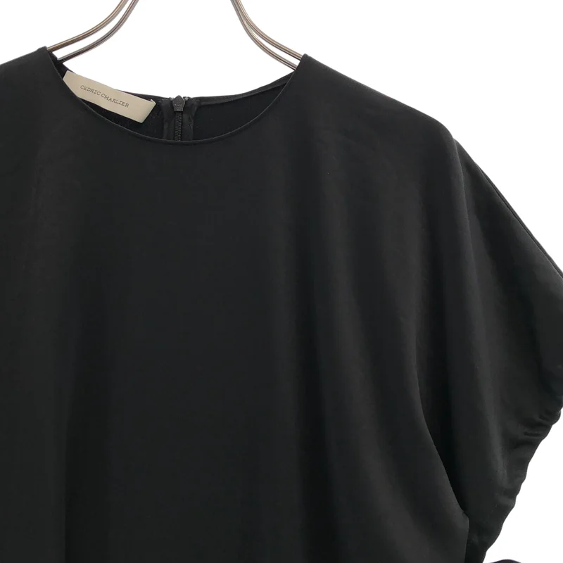 CEDRIC CHARLIER / セドリックシャルリエ | ギャザー スリーブ プルオーバー シャツ | US6 | レディース