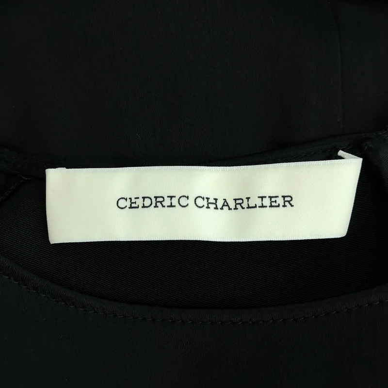 CEDRIC CHARLIER / セドリックシャルリエ | ギャザー スリーブ プルオーバー シャツ | US6 | レディース