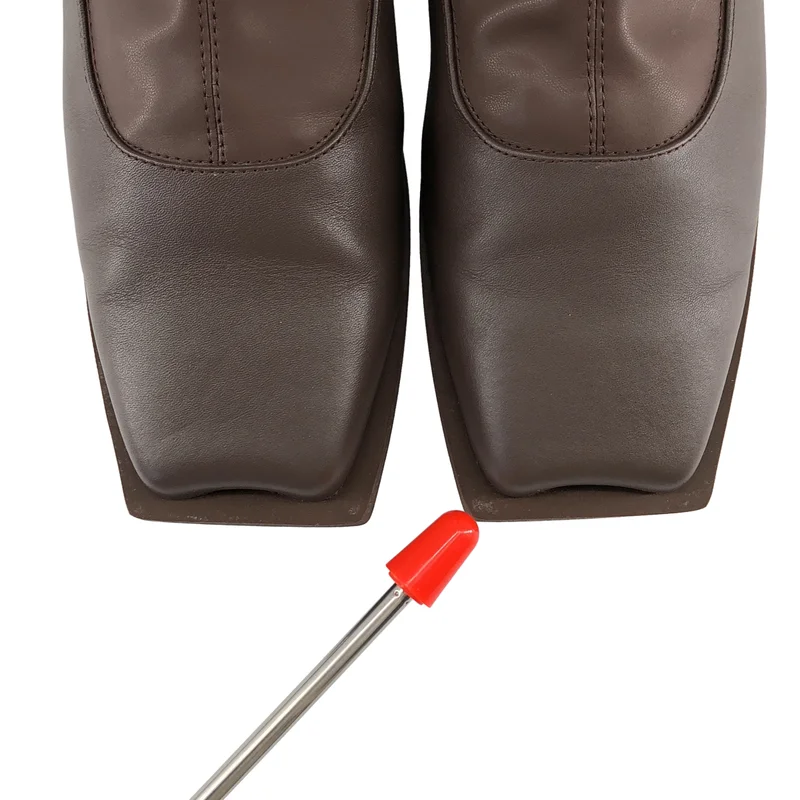 ISSEY MIYAKE / イッセイミヤケ | × UNITED NUDE / Stem Short Boots スクエアトゥ ブーツ | 39 | レディース