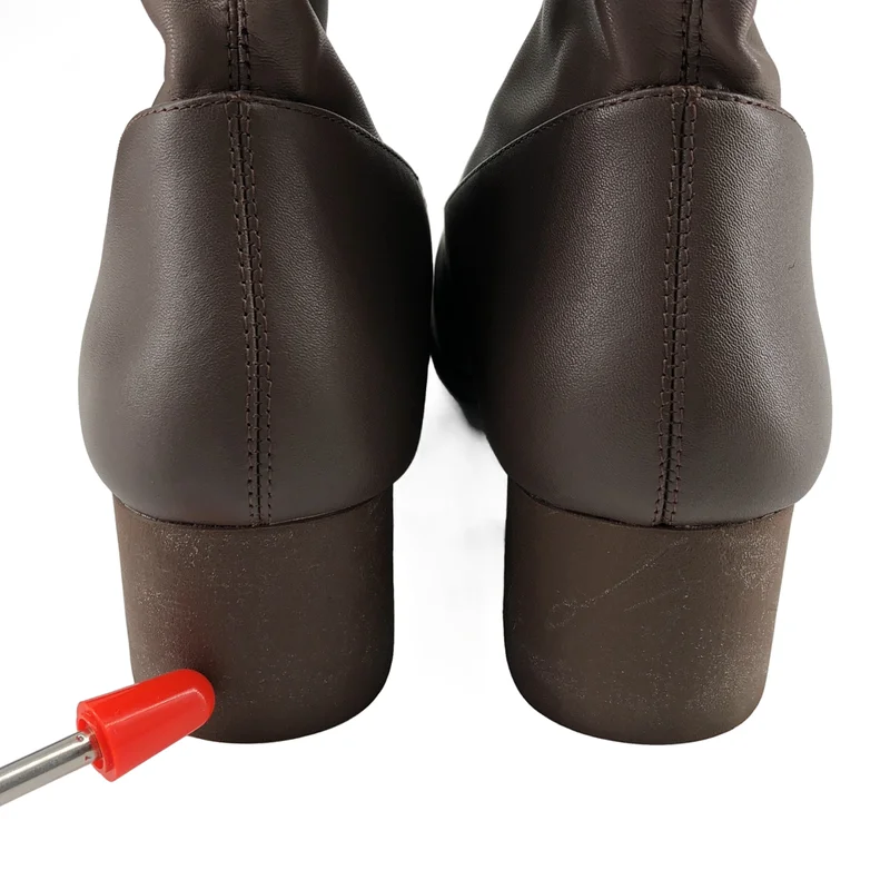 ISSEY MIYAKE / イッセイミヤケ | × UNITED NUDE / Stem Short Boots スクエアトゥ ブーツ | 39 | レディース