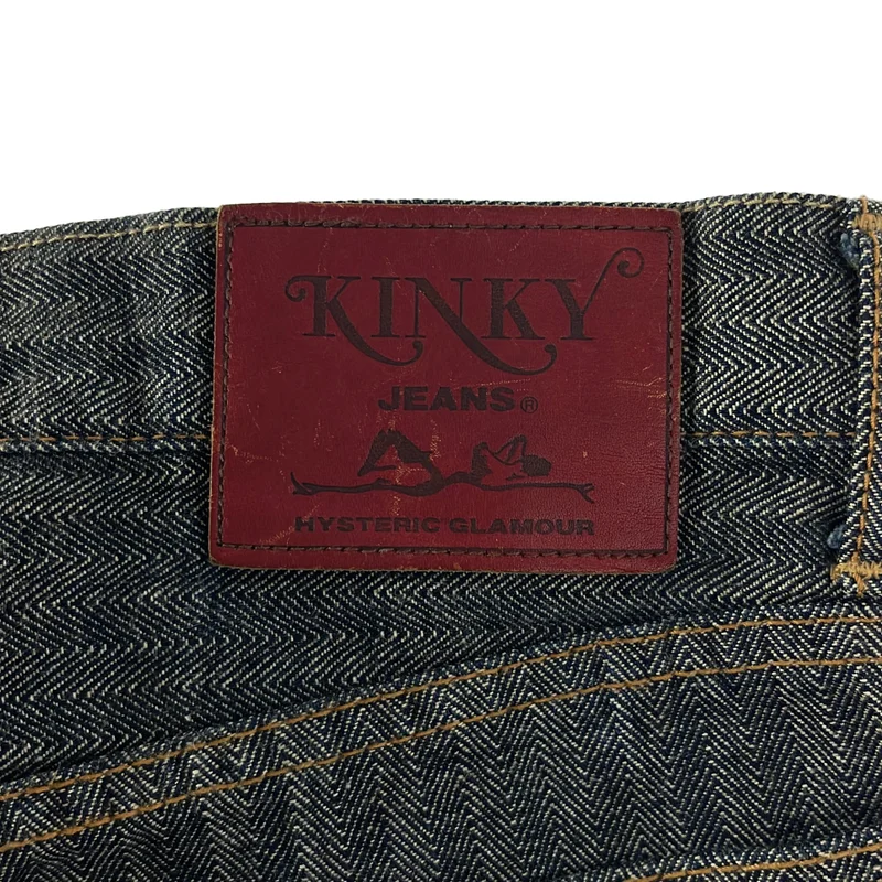HYSTERIC GLAMOUR / ヒステリックグラマー | KINKY JEANS ヘリンボーン デニムペインターパンツ | F | メンズ