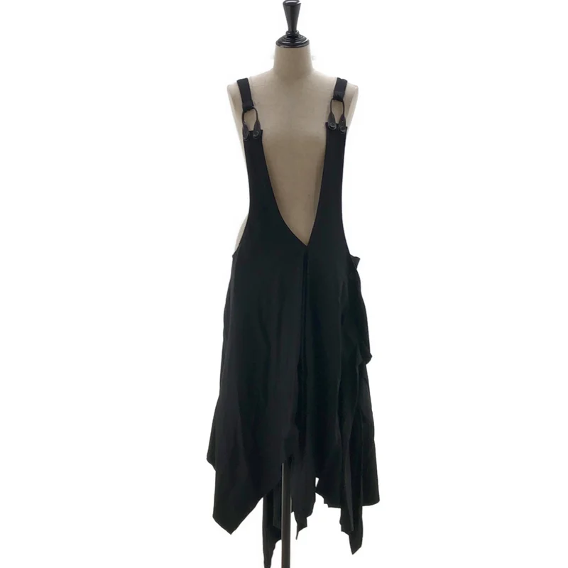 Yohji Yamamoto FEMME / ヨウジヤマモトファム | 2023AW | ウール混 サスペンダースカート | 2 | レディース