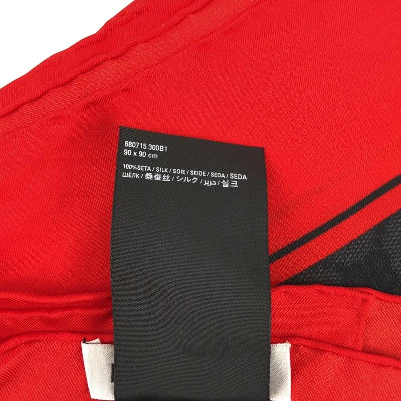 BALENCIAGA / バレンシアガ | × Gucci / The Hacker Project ザ ハッカー BBロゴ シルク ストール 680715 |