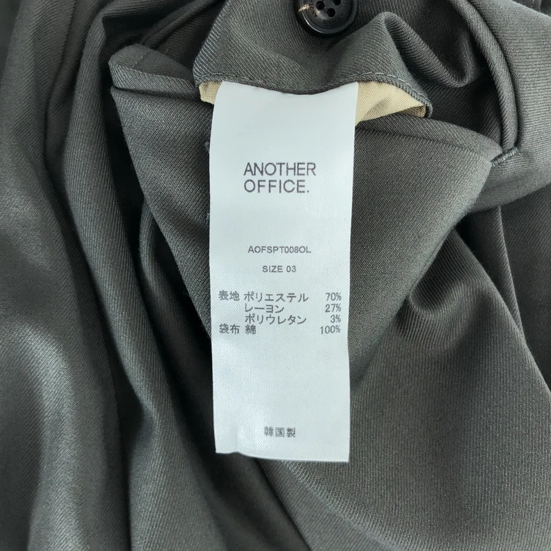 ANOTHER OFFICE / アナザーオフィス | Santiago Slacks サンティアゴ スラックスパンツ | 3 | メンズ
