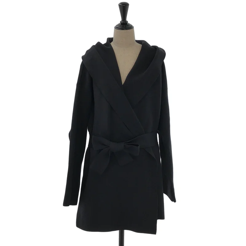 ETRE TOKYO / エトレトウキョウ | ダブルフェイス ニットフーディーコート | F | レディース
