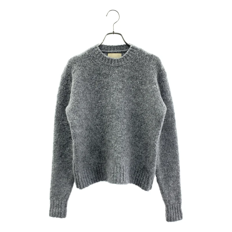 Paloma Wool / パロマウール | ROUND NECK KNITS 時計柄 ウール アルパカ バックロゴ ニット | XS | レディース