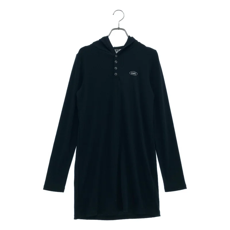 X-girl / エックスガール | RIB HOODIE DRESS ワンピース | S | レディース