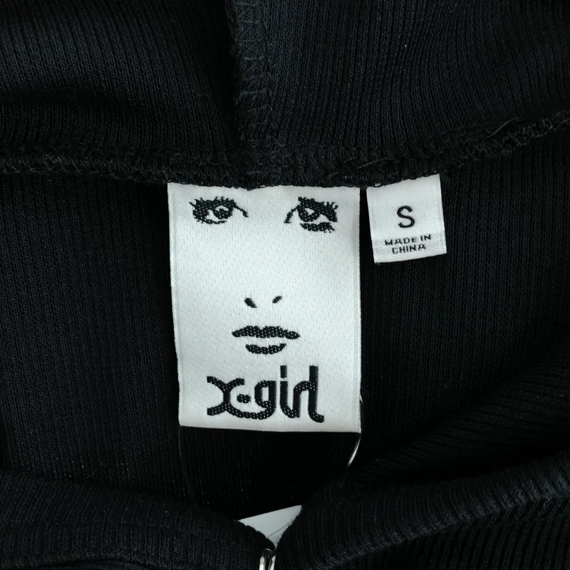X-girl / エックスガール | RIB HOODIE DRESS ワンピース | S | レディース