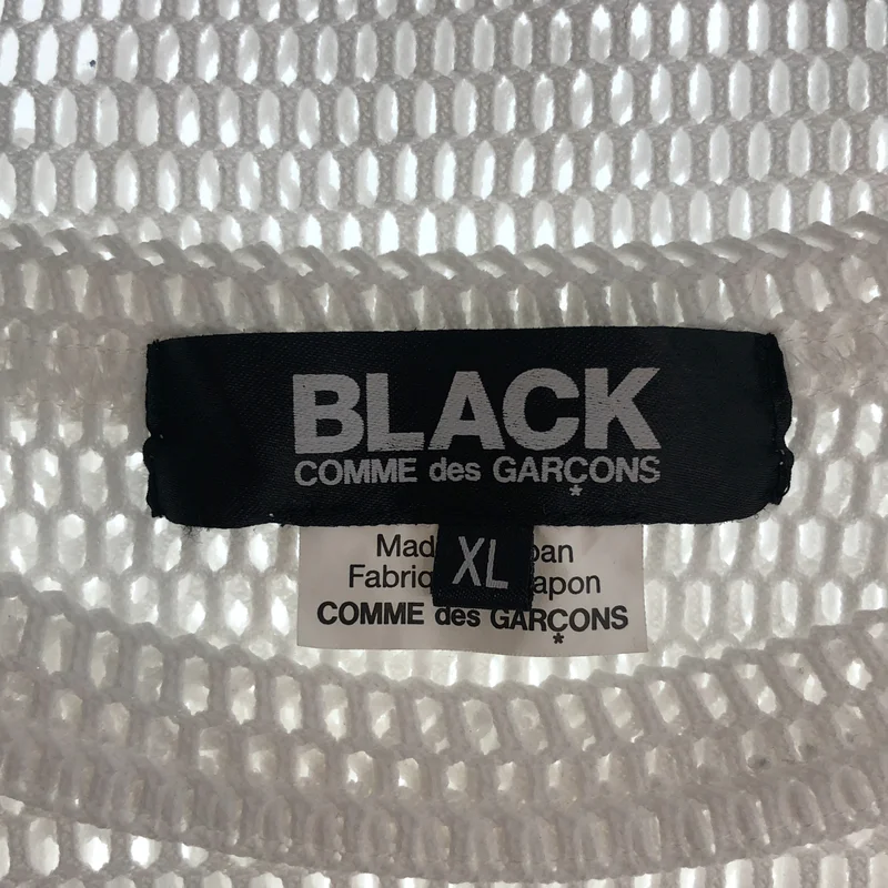 BLACK COMME des GARCONS / ブラックコムデギャルソン | 2023SS | アシンメトリー メッシュトップス | XL | メンズ