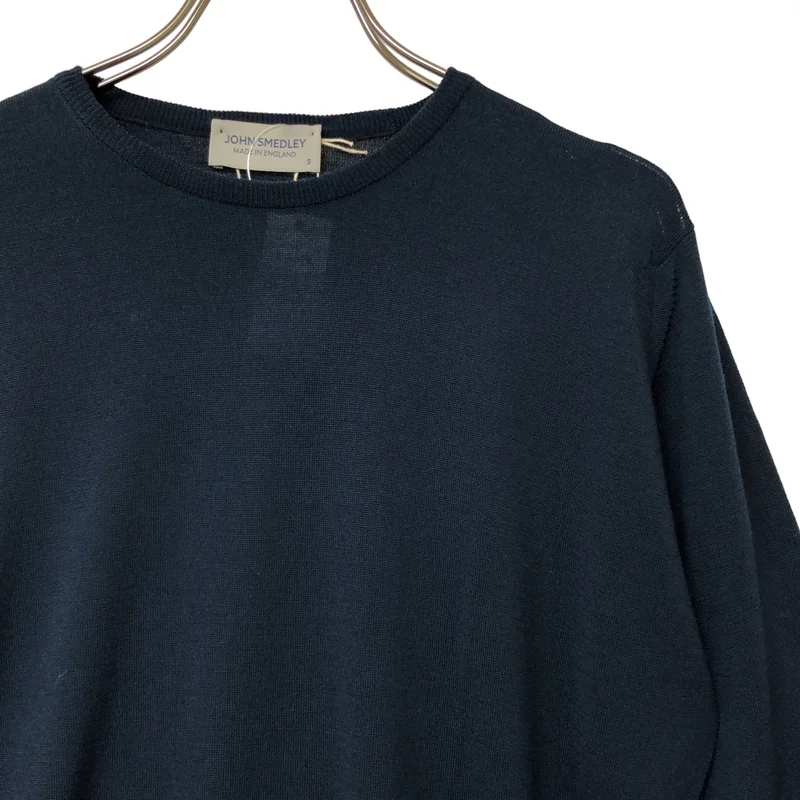 JOHN SMEDLEY / ジョンスメドレー | メリノウール クルーネックニット | S | メンズ