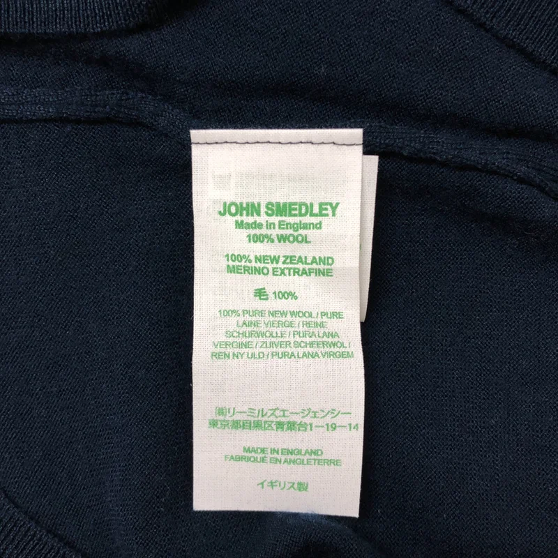 JOHN SMEDLEY / ジョンスメドレー | メリノウール クルーネックニット | S | メンズ