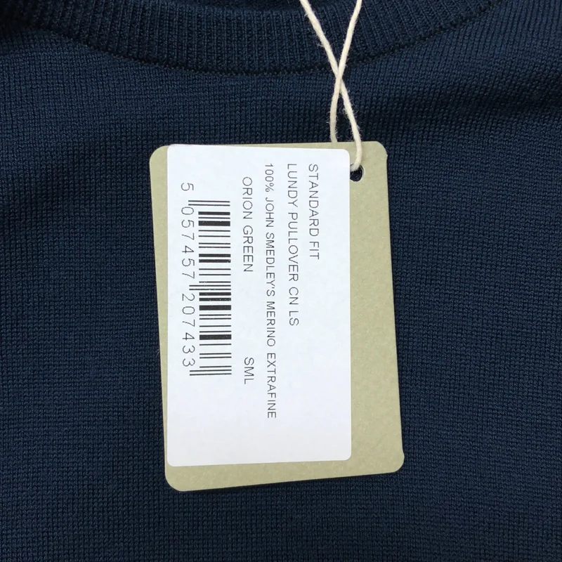 JOHN SMEDLEY / ジョンスメドレー | メリノウール クルーネックニット | S | メンズ