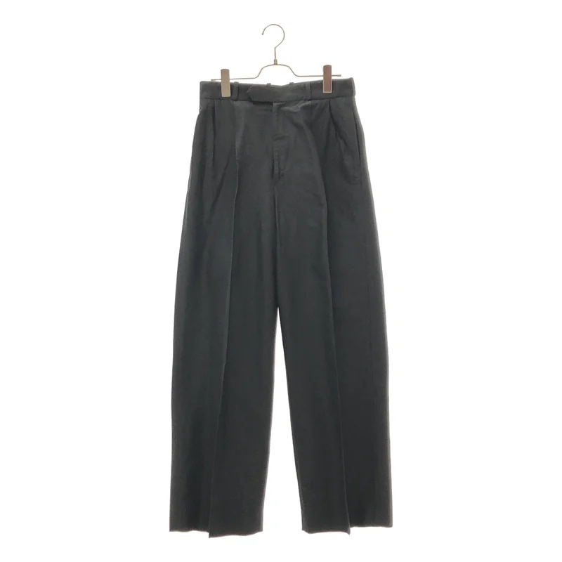 blurhms / ブラームス | 2026SS | Silk-Wo-Co Two-tuck Slacks / シルク ウール コットン 2タック ワイドスラックス | 1 | レディース