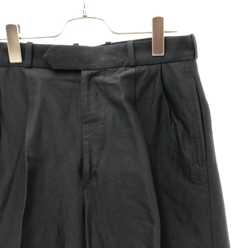 blurhms / ブラームス | 2026SS | Silk-Wo-Co Two-tuck Slacks / シルク ウール コットン 2タック ワイドスラックス | 1 | レディース