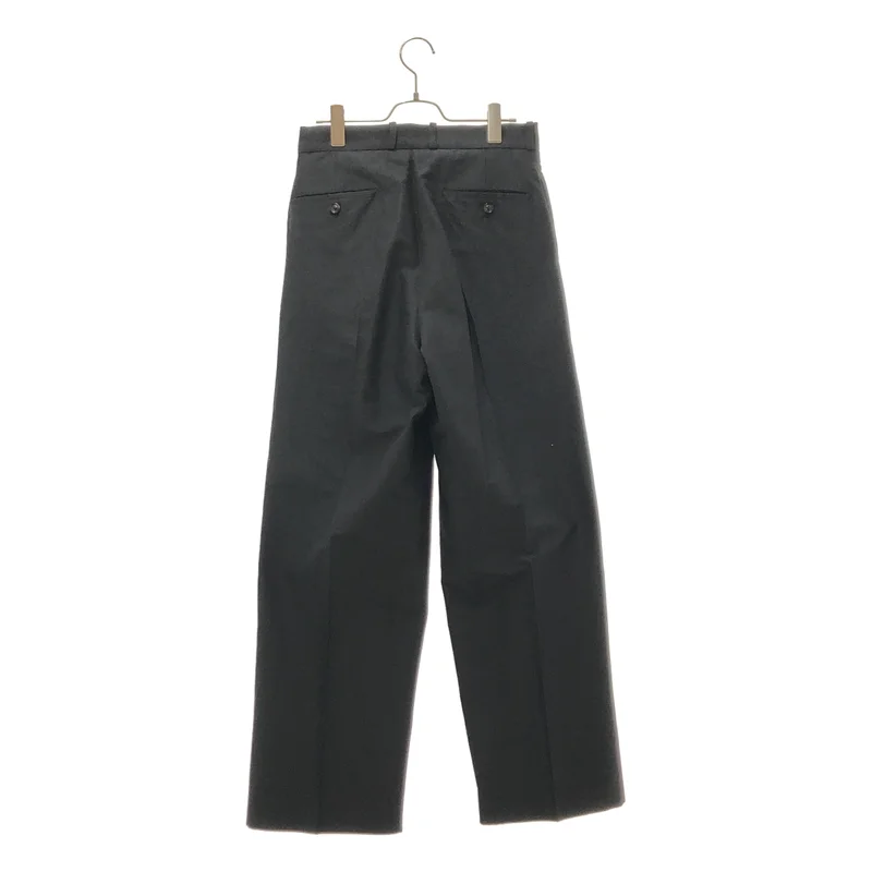 blurhms / ブラームス | 2026SS | Silk-Wo-Co Two-tuck Slacks / シルク ウール コットン 2タック ワイドスラックス | 1 | レディース