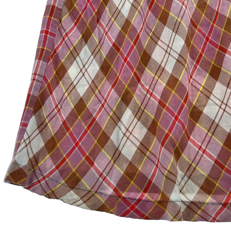 robe de chambre COMME des GARCONS / ローブドシャンブルコムデギャルソン | 1993AW | チェック ニット 切替 ハイウエストスカート |