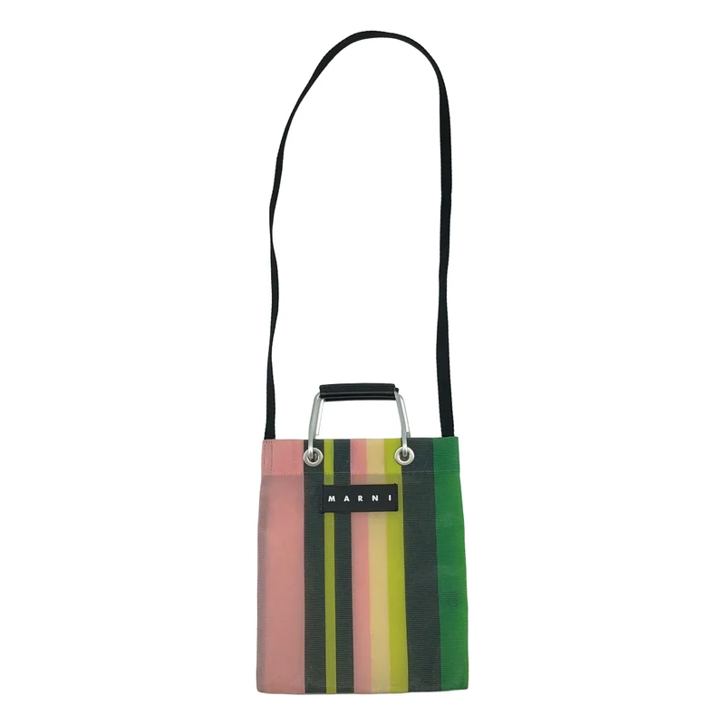 MARNI / マルニ | マルニマーケット ストライプ ミニショルダーバッグ |