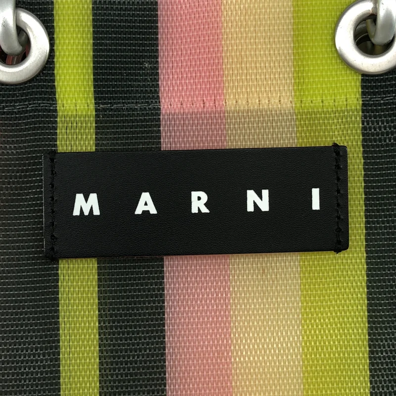 MARNI / マルニ | マルニマーケット ストライプ ミニショルダーバッグ |