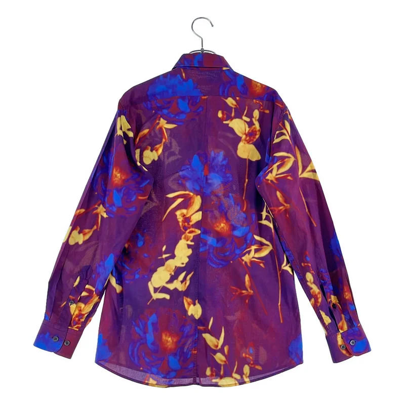 DRIES VAN NOTEN / ドリスヴァンノッテン | 2021SS | コットン フラワープリントシャツ | 36 | レディース