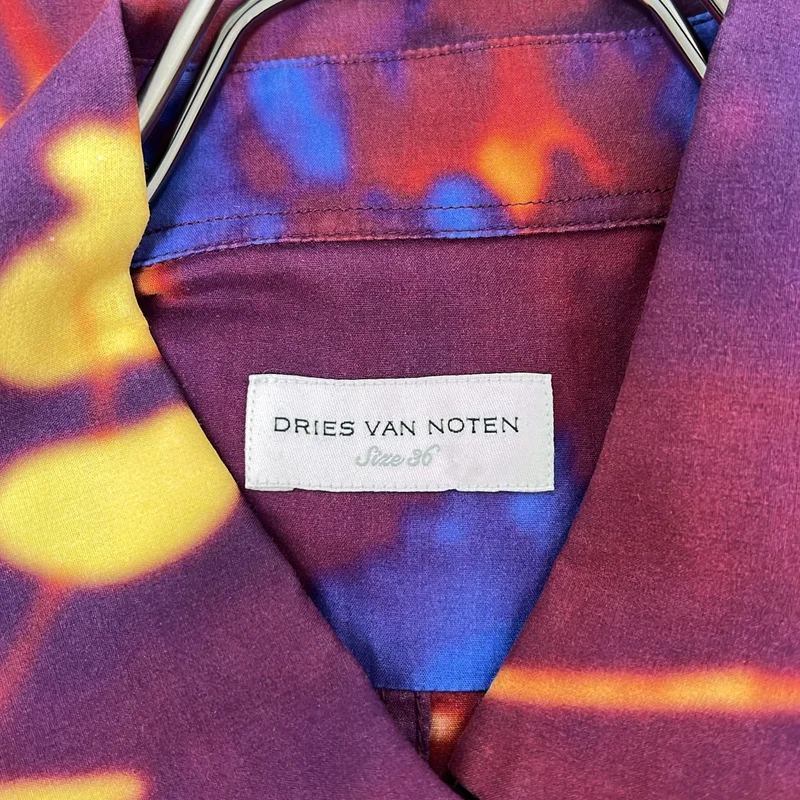 DRIES VAN NOTEN / ドリスヴァンノッテン | 2021SS | コットン フラワープリントシャツ | 36 | レディース