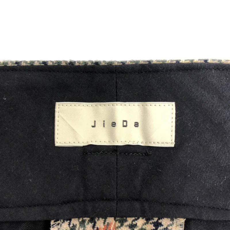 JieDa / ジエダ | ウール 千鳥格子 チェック ハイウエスト スラックス | 1 | メンズ