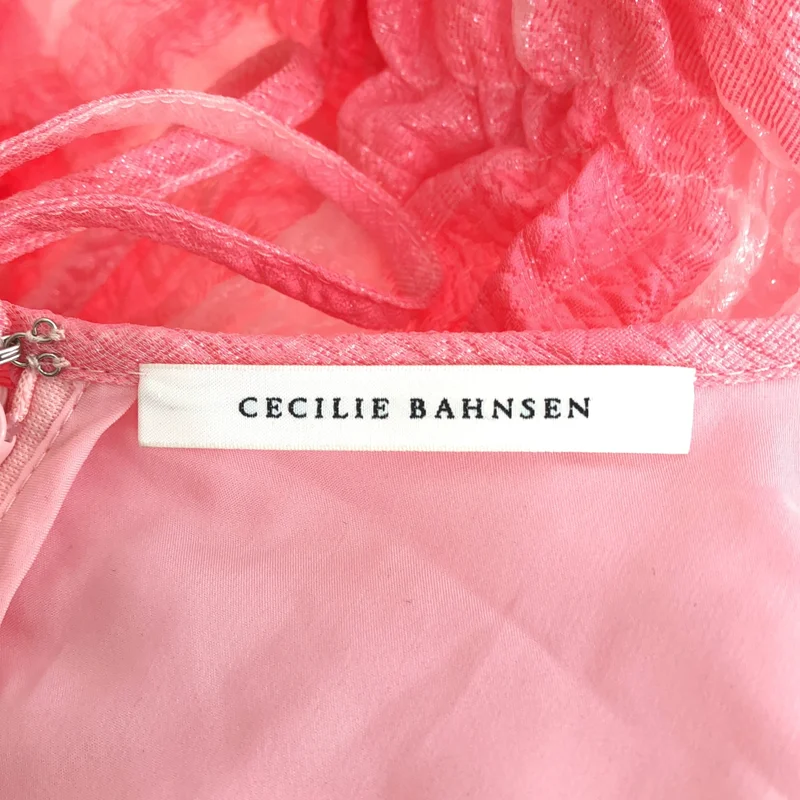 Cecilie Bahnsen / セシリーバンセン | 2024SS | Giselle ラッフルミニドレス | 12 | レディース